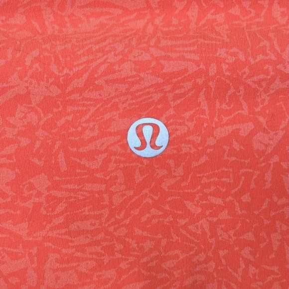 Lululemon Wunder Under Train High Rise Leggings Crunch Warm Coral Workout Tights - Picture 12 of 15